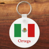Porte-clés Drapeau mexicain Ortega (Recto)