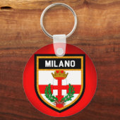 Porte-clés Drapeau Milano (Recto)