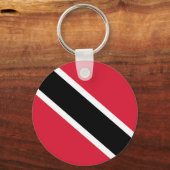 Porte-clés Drapeau mondial de Trinité-et-Tobago (Recto)