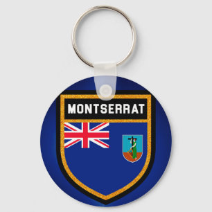 Porte-clés Drapeau Montserrat