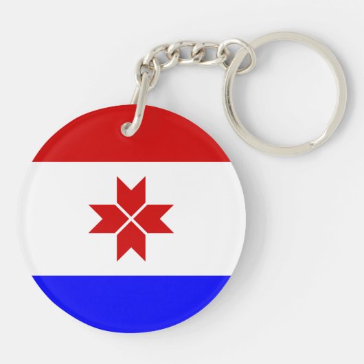 Porte-clés Drapeau Mordovia (Dos)