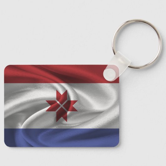 Porte-clés Drapeau Mordovia Porte - clé (Recto)