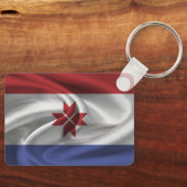 Porte-clés Drapeau Mordovia Porte - clé (Recto)