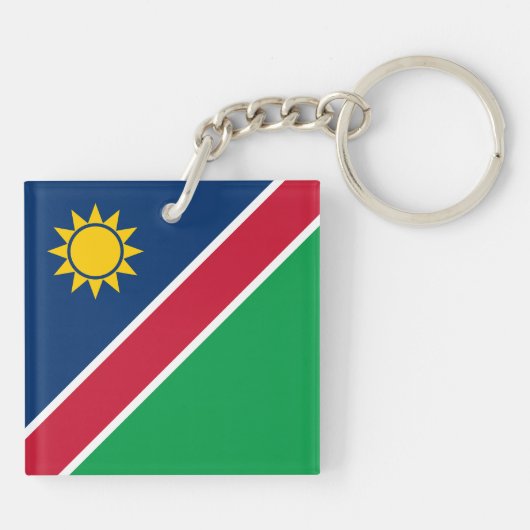 Porte-clés Drapeau Namibie (Dos)