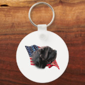 Porte-clés Drapeau Napolitain Mastiff (Recto)