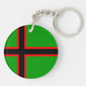 Porte-clés Drapeau national de Carélie (Dos)