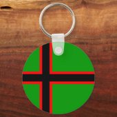 Porte-clés Drapeau national de Carélie (Recto)