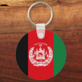 Porte-clés Drapeau national de l'Afghanistan (Recto)