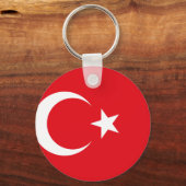 Porte-clés Drapeau national de Turquie (Recto)