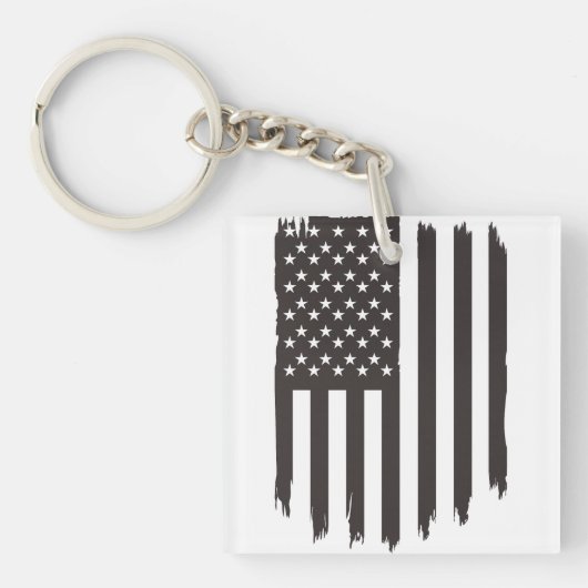Porte-clés Drapeau national des États-Unis (Devant)