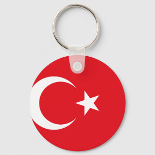 Porte-clés Drapeau national du monde de la Turquie