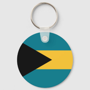 Porte-clés Drapeau national du monde des Bahamas