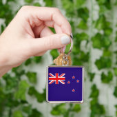 Porte-clés Drapeau néo-zélandais (main)