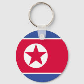 Porte-clés Drapeau nord-coréen (Recto)