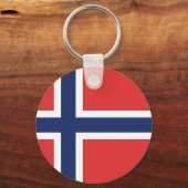 Porte-clés Drapeau norvégien (Recto)
