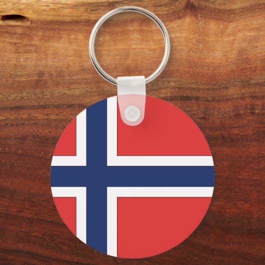 Porte-clés Drapeau norvégien (Recto)
