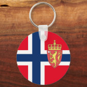 Porte-clés Drapeau norvégien (Recto)