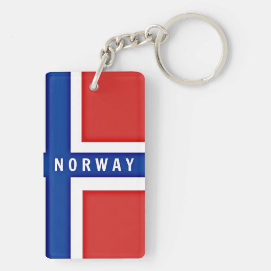 Porte-clés Drapeau norvégien (Dos)