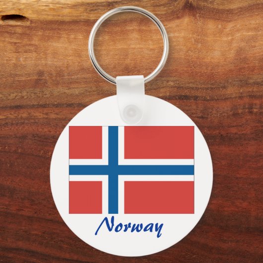 Porte-clés Drapeau norvégien (Recto)