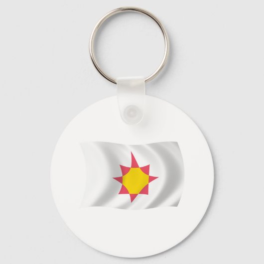 Porte-clés Drapeau Novial (Recto)