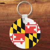 Porte-clés Drapeau officiel de l'État du Maryland (Recto)
