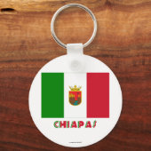 Porte-clés Drapeau officieux du Chiapas (Recto)