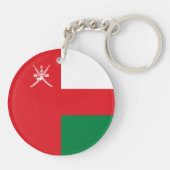 Porte-clés Drapeau Oman (Dos)