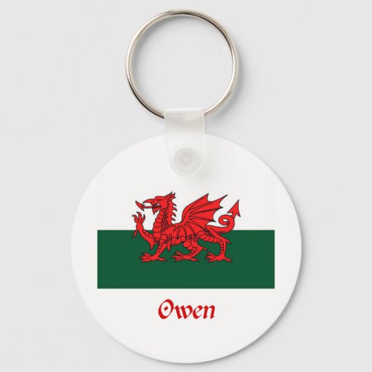Porte-clés Drapeau Owen Welsh (Recto)