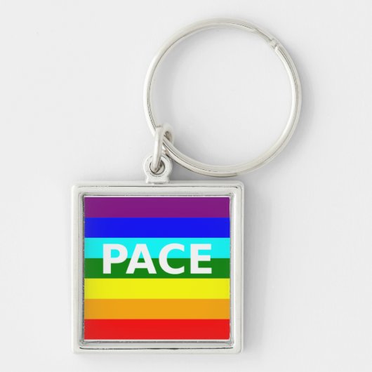 Porte-clés Drapeau Pace(Peace) italien (Devant)
