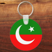 Porte-clés Drapeau Pakistan Tehreek E Insaf, Colombie (Recto)
