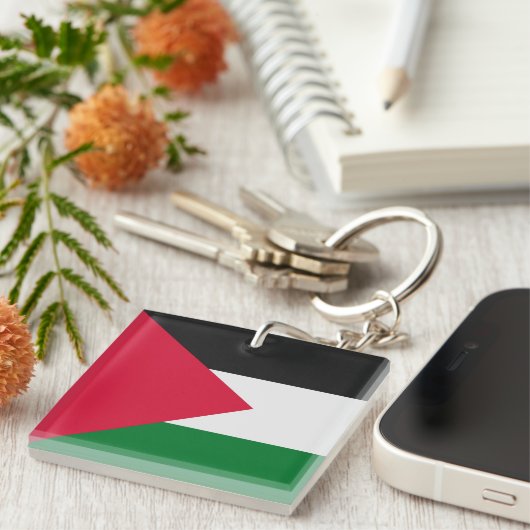 Porte-clés Drapeau palestinien (Devant Droit)