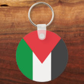 Porte-clés Drapeau palestinien Libérez la Palestine customisé (Recto)