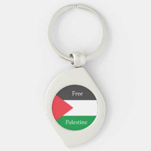 Porte-clés Drapeau palestinien Libérez la Palestine customisé