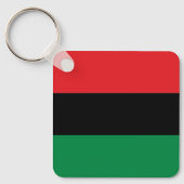 Porte-clés Drapeau panafricain UNIA Kwanzaa (Recto)