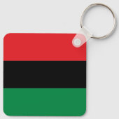 Porte-clés Drapeau panafricain UNIA Kwanzaa (Dos)