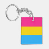 Porte-clés Drapeau Pansexuel (Devant gauche)