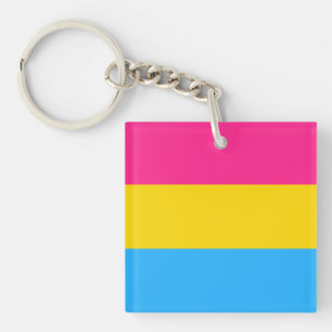 Porte-clés Drapeau Pansexuel