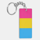 Porte-clés Drapeau Pansexuel (Devant gauche)