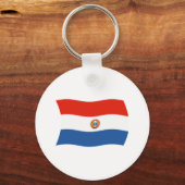 Porte-clés Drapeau Paraguayen (Recto)