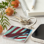 Porte-clés Drapeau patriotique américain (Devant Droit)