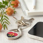 Porte-clés Drapeau patriotique angolais (Côté )