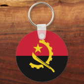 Porte-clés Drapeau patriotique angolais (Recto)