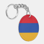 Porte-clés Drapeau patriotique arménien (Devant gauche)