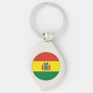 Porte-clés Drapeau patriotique bolivien