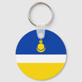 Porte-clés Drapeau patriotique de Bouriatie (Verso)