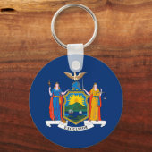 Porte-clés Drapeau patriotique de l'État de New York (Recto)