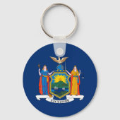 Porte-clés Drapeau patriotique de l'État de New York (Verso)