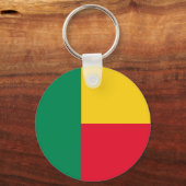 Porte-clés drapeau patriotique du Bénin (Recto)