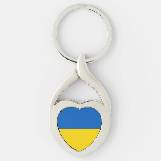 Porte-clés Drapeau patriotique ukrainien (Devant)