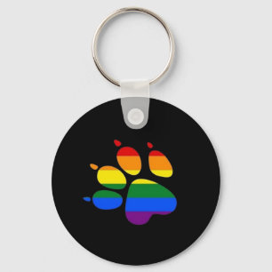 Porte-clés Drapeau Paw Pride LGBT